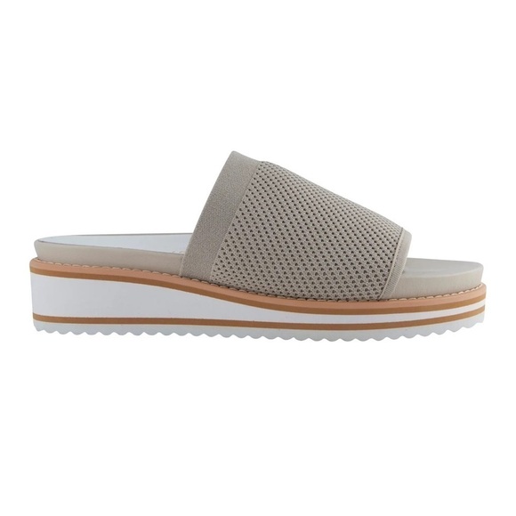 David Tate Aline Bone stretch fabric slides Sz 10.5 WW (EE) New - Picture 2 of 11